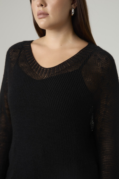 Джемпер вязаный "паутинка" 4forms, цвет: Черный, 65493 купить онлайн Джемпер вязаный "паутинка" 4forms, цвет: Черный, 65493 купить онлайн