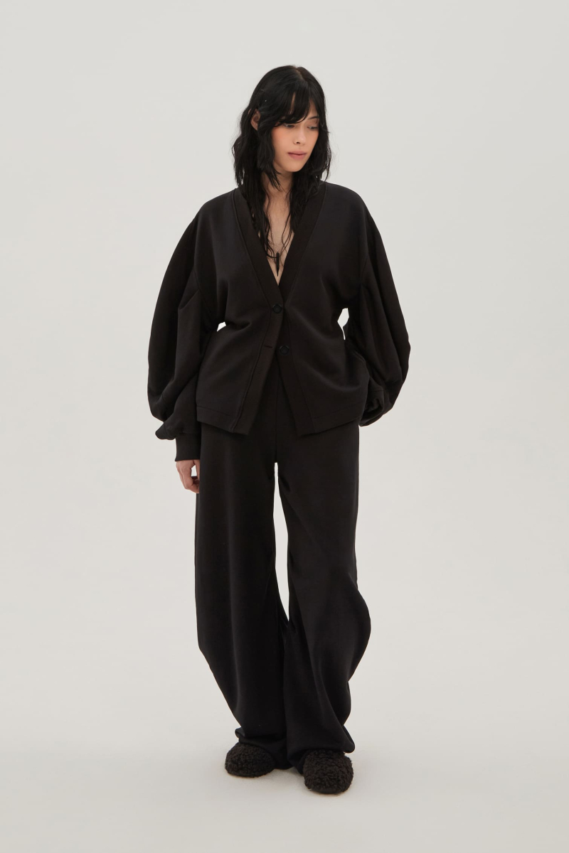 Брюки свободные UNKE, цвет: Черный, 2601TR009C_BL купить онлайн