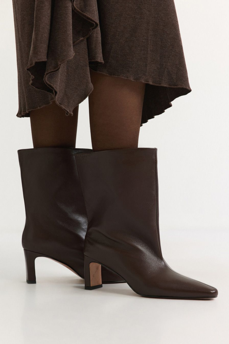 Ботильоны из натуральной кожи Lera Nena, цвет: коричневый LN.302.18605.700 купить онлайн