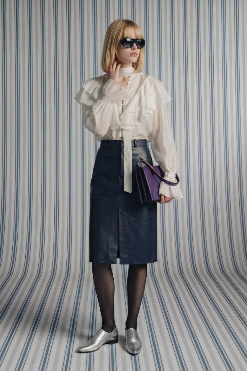 Блуза с воланами TOPTOP, цвет: белый, TTS.020.17360.100 купить онлайн