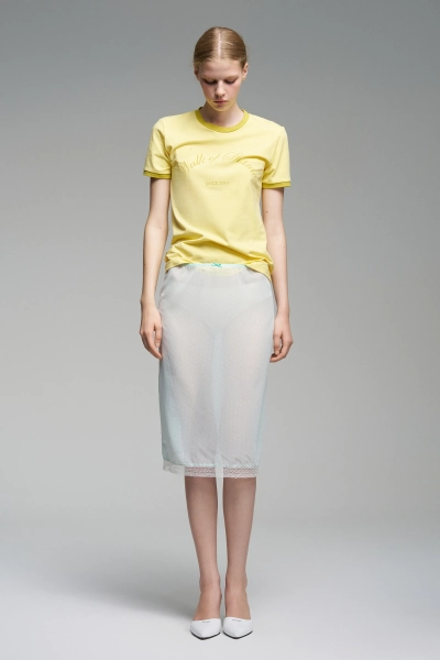 Футболка с принтом WALK OF SHAME, цвет: Желтый, TSH014/FW2526 купить онлайн