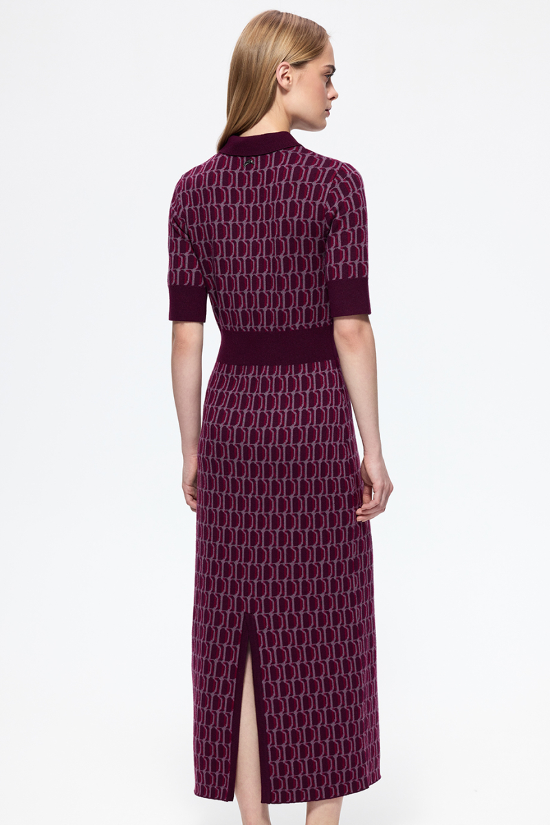Платье вязаное женское DREAMS BY ALENA AKHMADULLINA, цвет: фиолетовый, 126104070304559/712000 купить онлайн