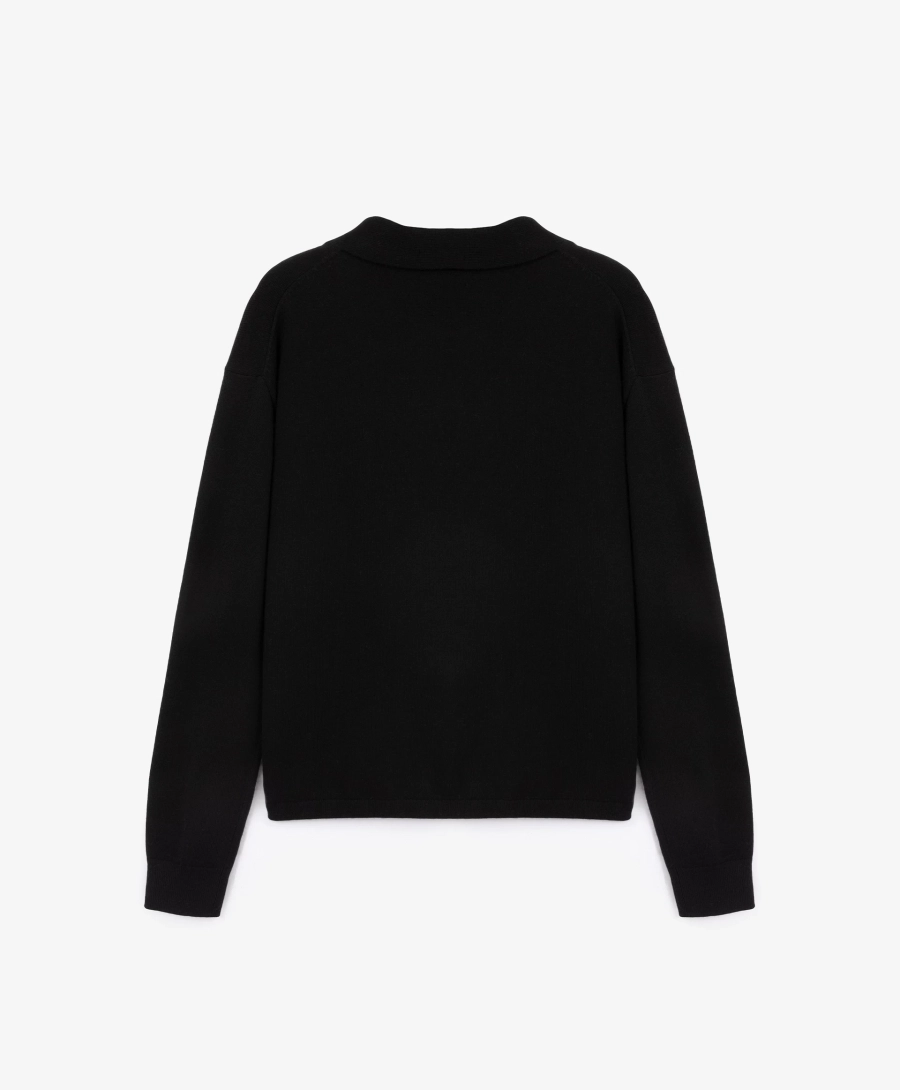 Рубашка вязаная GLVR, цвет: Черный, 225G31GAC3803 купить онлайн