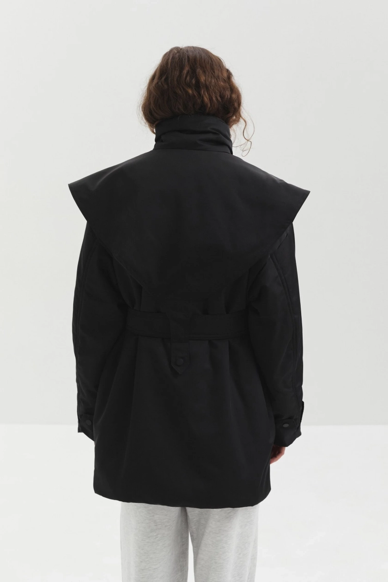 Куртка с воротником-стойкой marte, цвет: Черный,  купить онлайн