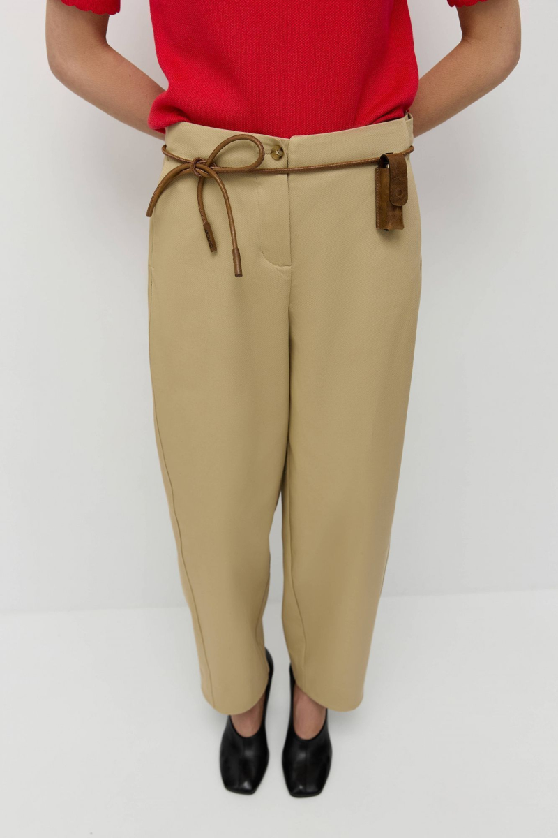 Шнур из натуральной кожи круглый AROUND, цвет: коричневый 54_2L01 купить онлайн