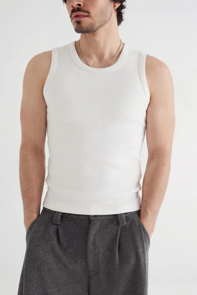 Майка мужская CULTBASE, цвет: белый,  купить онлайн