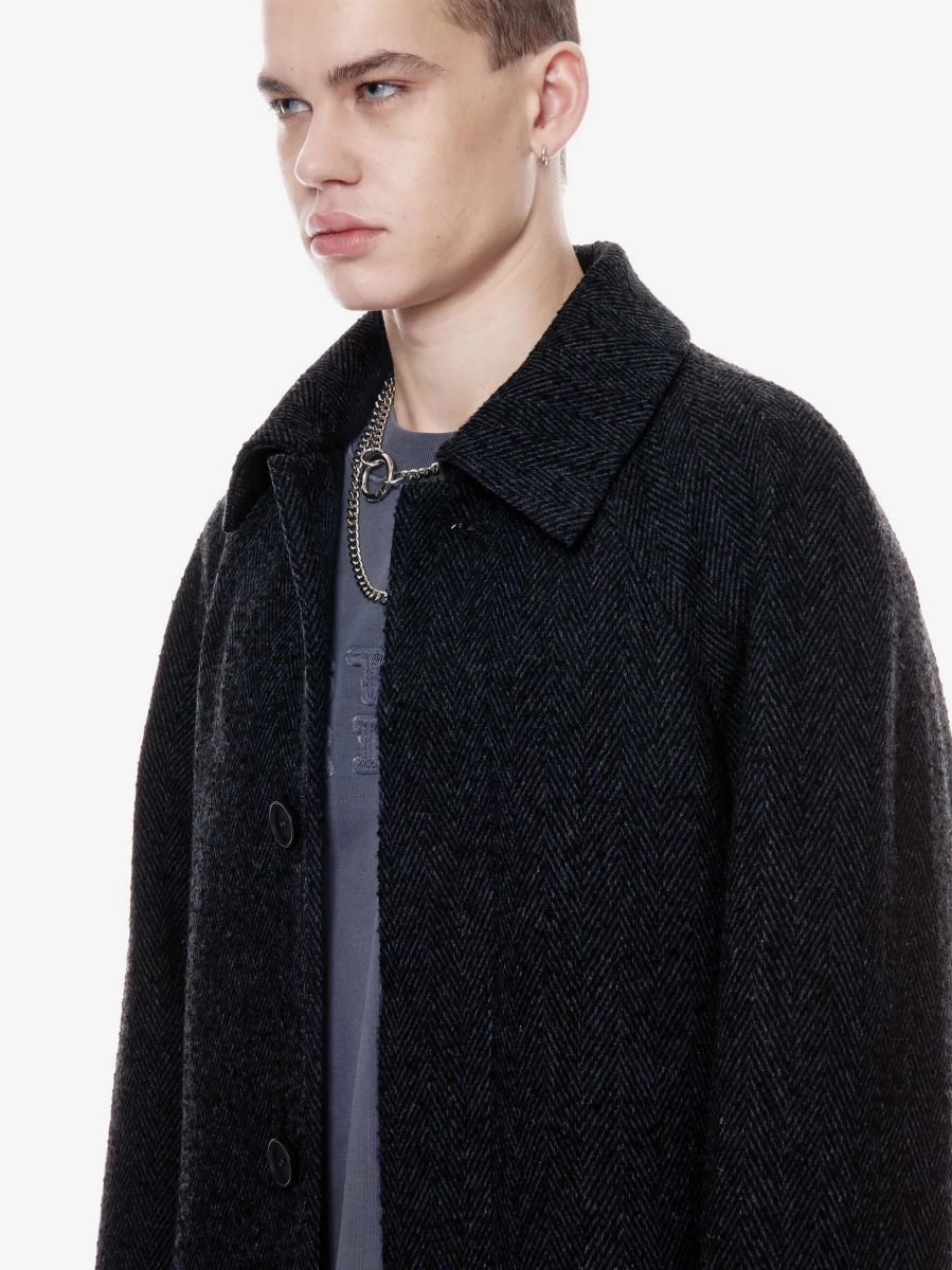 Однобортное пальто оверсайз из шерсти p.p.s., цвет: мультиколор, 1114.000.00.00.024 купить онлайн