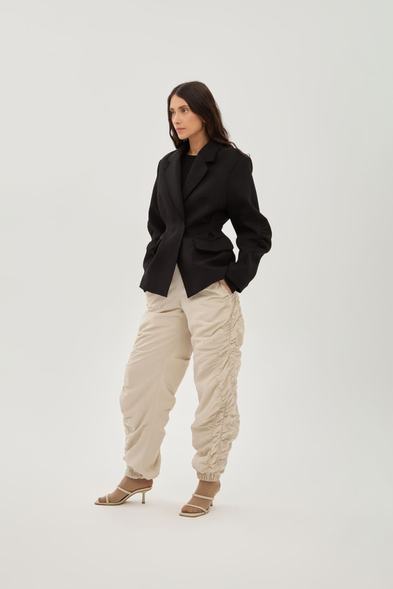 Брюки ренессансные жемчужные UNKE, цвет: бежевый, 2601TR004T_BE купить онлайн