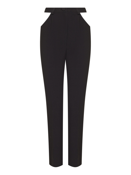 Брюки с вырезами на бедрах I.B.W., цвет: Черный, ES009 купить онлайн