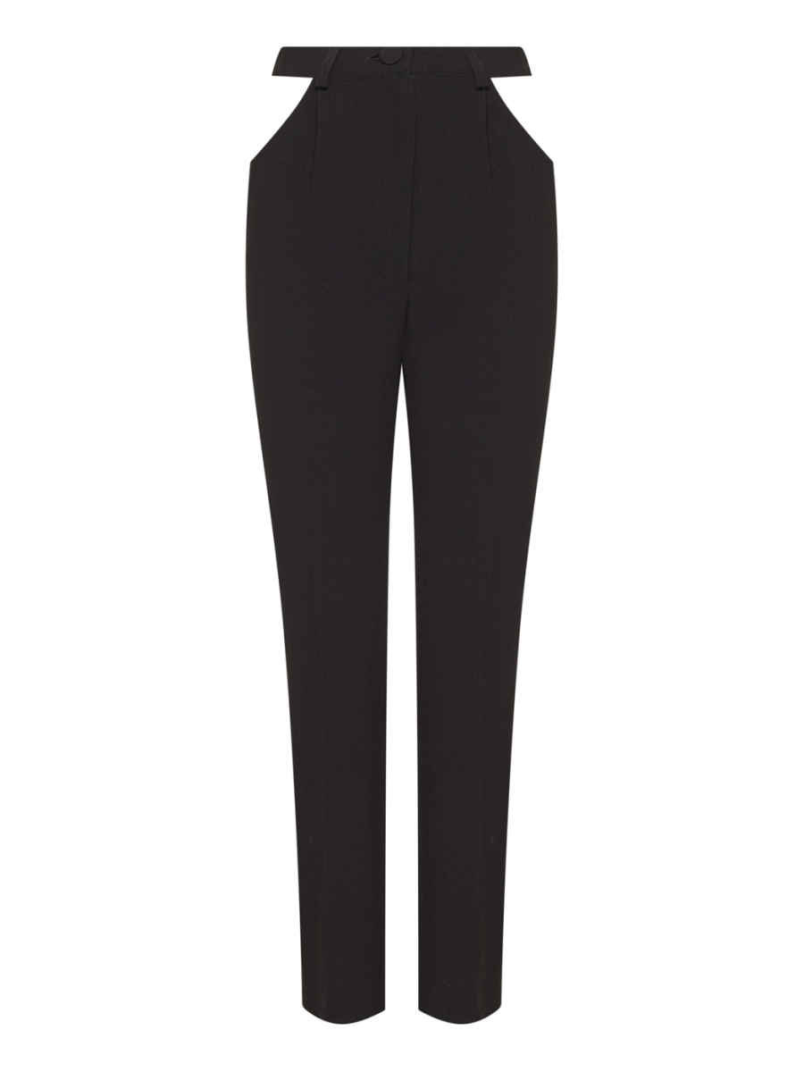 Брюки с вырезами на бедрах I.B.W., цвет: Черный, ES009 купить онлайн