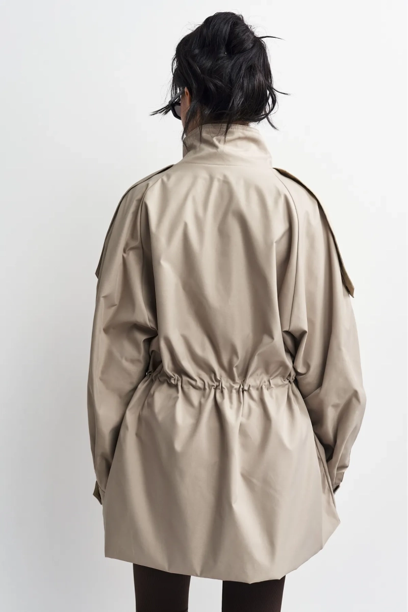 Куртка-реглан на кулиске Erist store, цвет: бежевый, НФ-00003512 купить онлайн