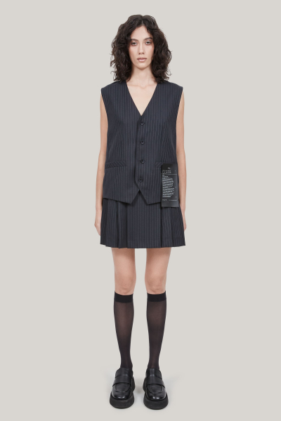 Костюмный жилет p.p.s., цвет: синий, P_0530.01.00 купить онлайн