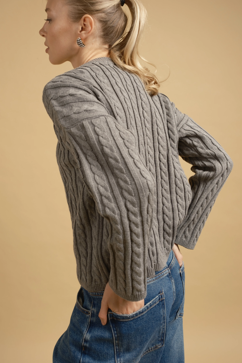 Джемпер косы