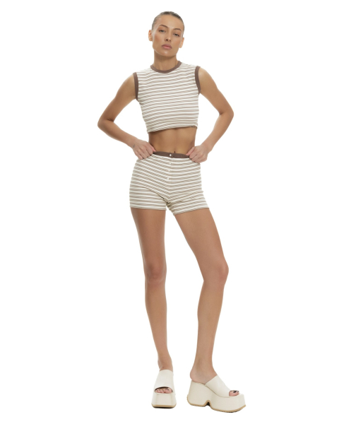 Майка укороченная Suborbia, цвет: мультиколор, 05285 купить онлайн