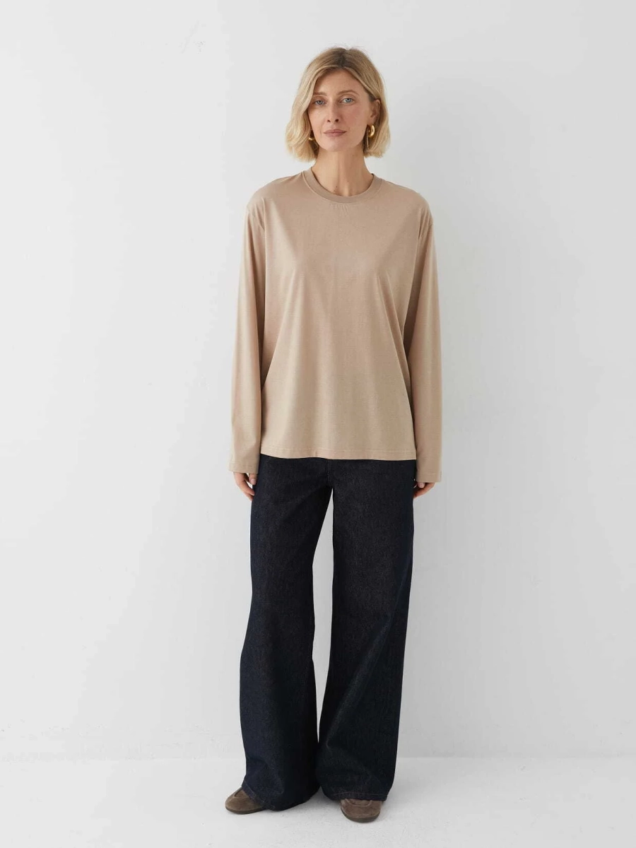 Лонгслив (модал) Marou, цвет: бежевый, Mar_26021503 купить онлайн