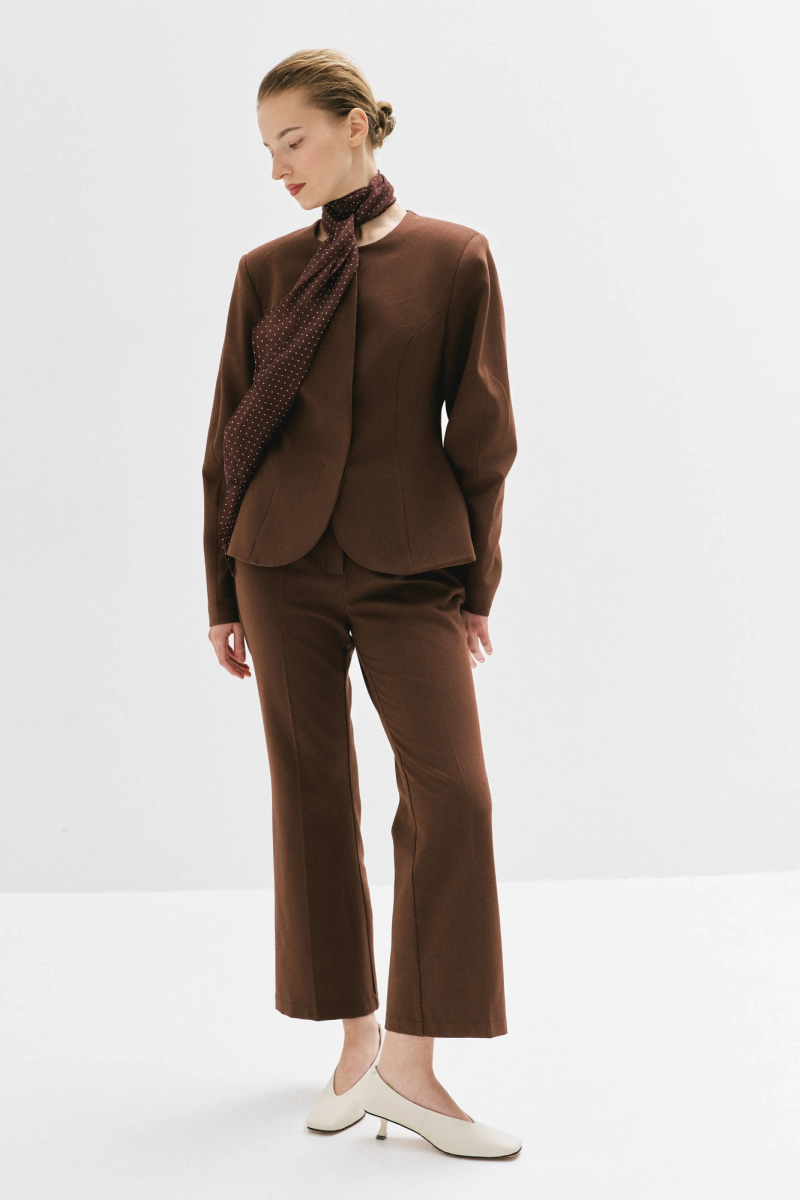 Брюки укороченные