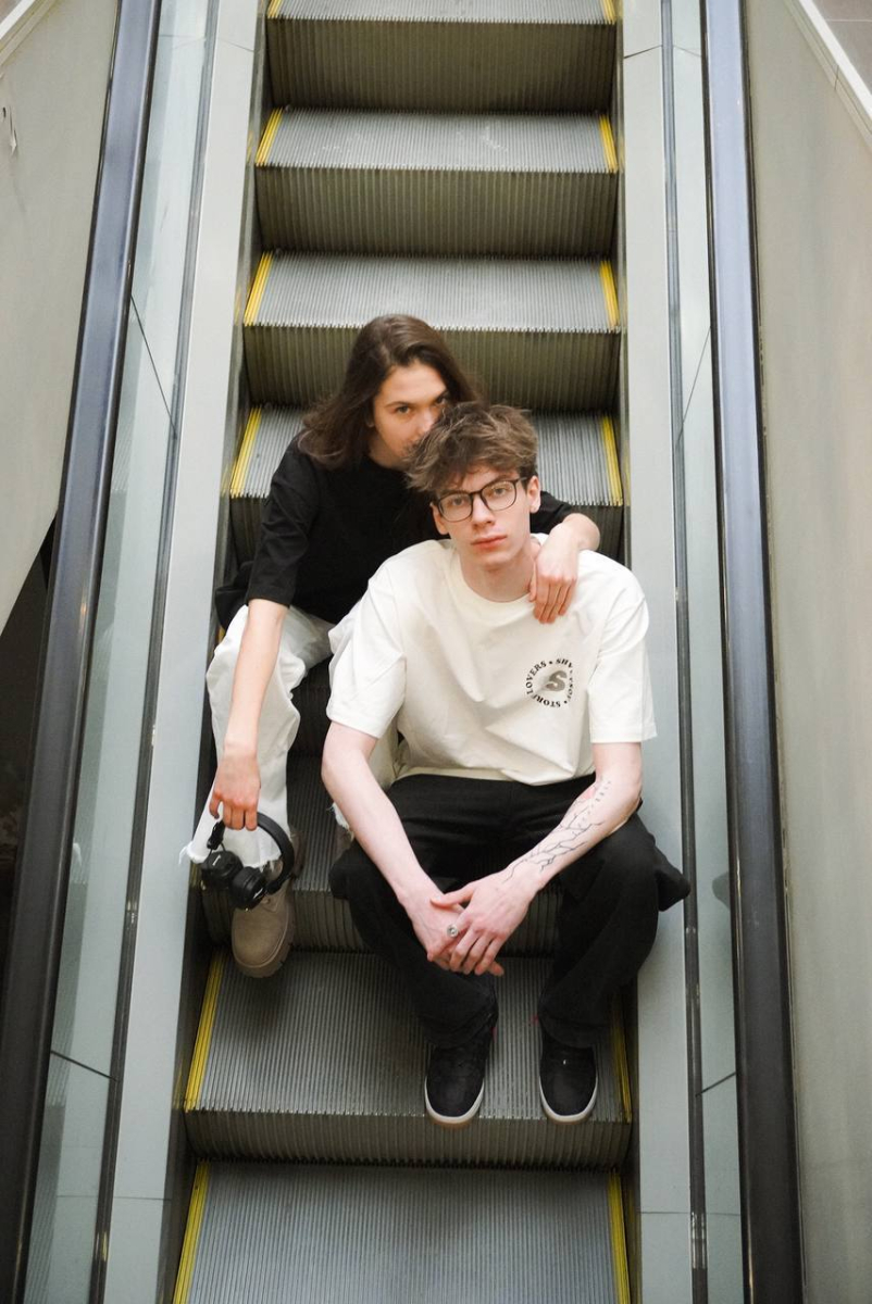 Футболка SHVETSOV STORE x LOVERS shvetsov store, цвет: бело-черный,  купить онлайн