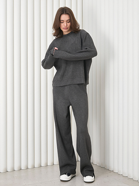 Костюм джемпер с брюками I.B.W., цвет: серый, KJ109 купить онлайн Костюм джемпер с брюками I.B.W., цвет: серый, KJ109 купить онлайн