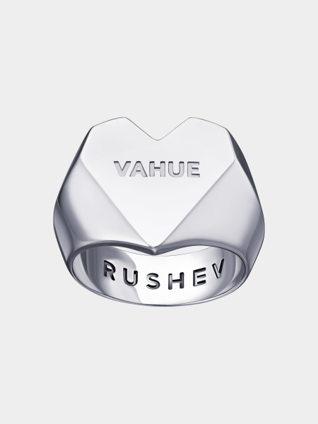 Кольцо-печатка RUSHEV, цвет: Серебряный, RSHV_RING_LS купить онлайн