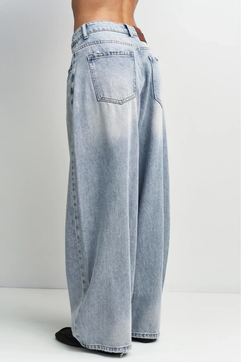 Джинсы свободные Erist store, цвет: голубой, НФ-00003300 купить онлайн