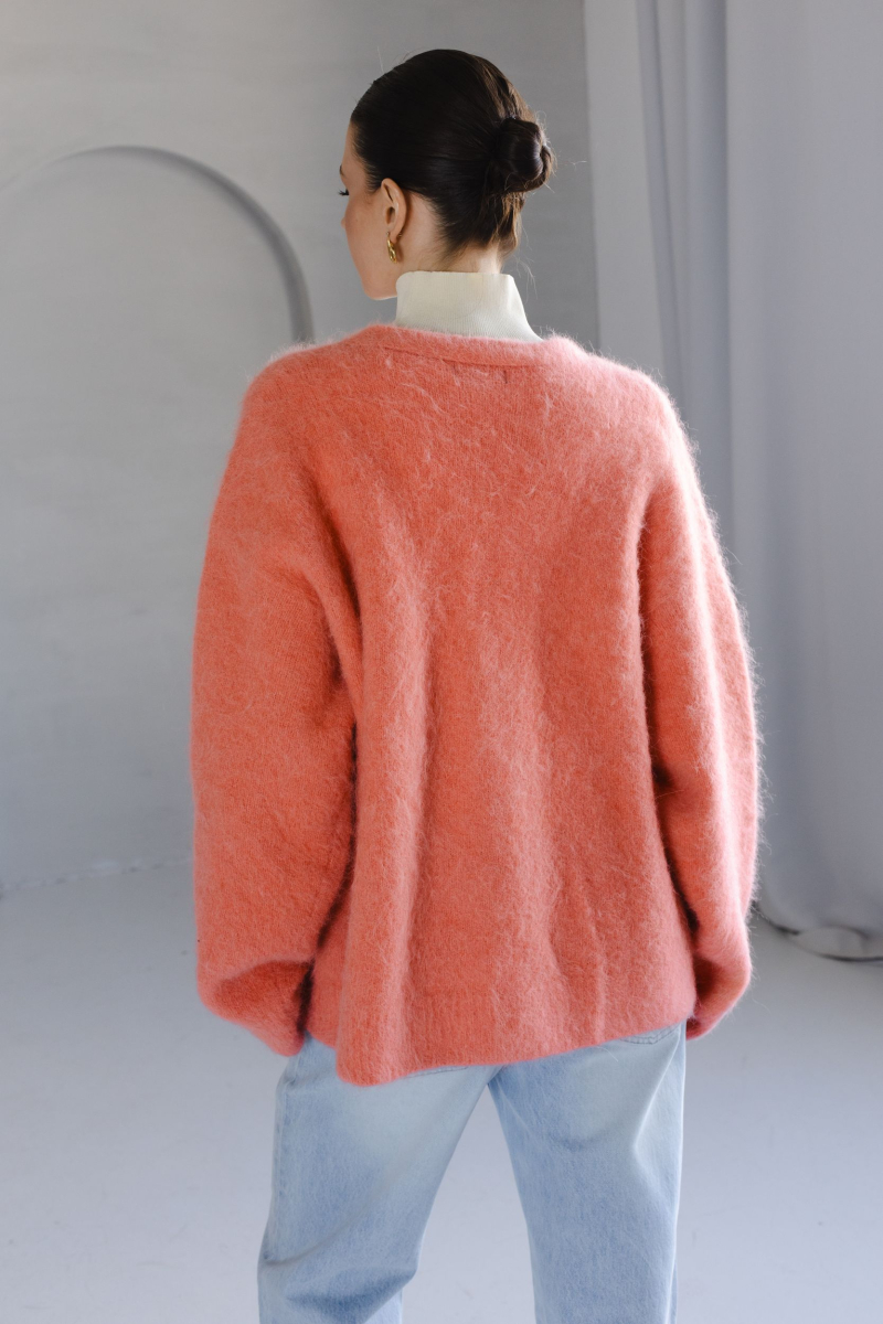 Кардиган альпака VLVT, цвет: красный, 00-00005308 купить онлайн