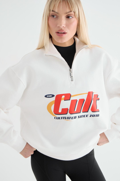 Анорак с принтом CULTBASE, цвет: белый,  купить онлайн