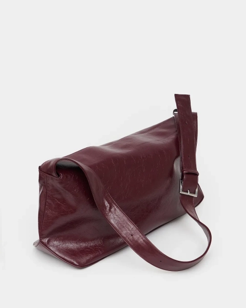Прямоугольная сумка-шопер Arny Praht, цвет: Бордовый  купить онлайн