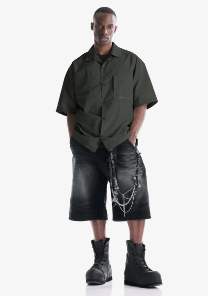 Рубашка KRAKATAU, цвет: темный елово-серый, Nm80-513 купить онлайн