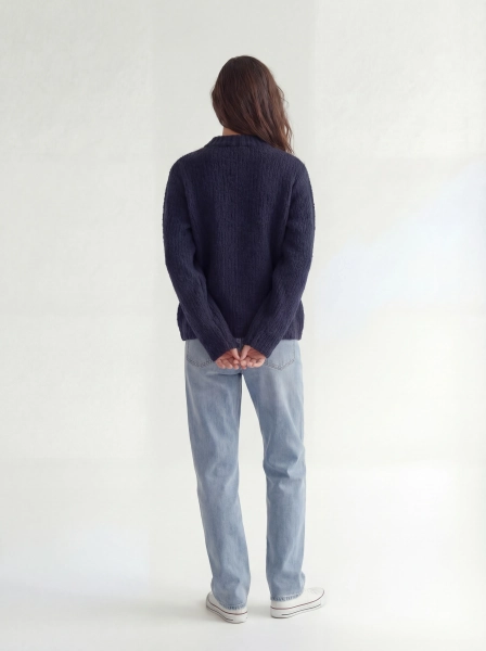 Кардиган на молнии SAGAS, цвет: синий, 260101 купить онлайн