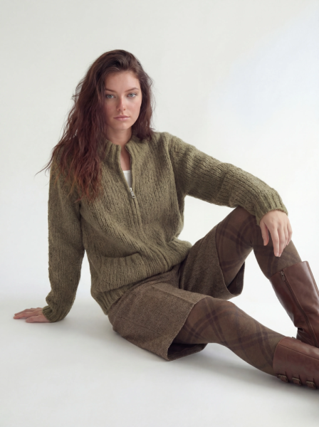 Кардиган на молнии