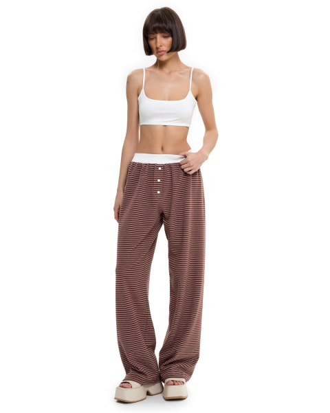 Брюки Suborbia, цвет: коричневый, 006772 купить онлайн