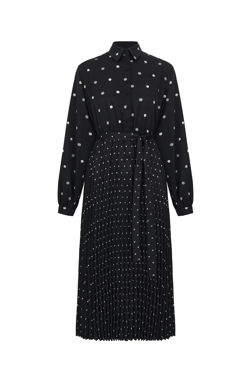 Платье текстильное женское DREAMS BY ALENA AKHMADULLINA, цвет: Черный, 126102070204395/203000 купить онлайн