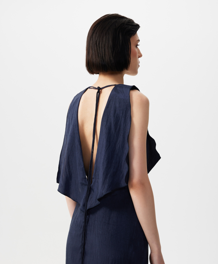 Платье с открытой спиной GLVR, цвет: Черный, 126G23GAC2516 купить онлайн