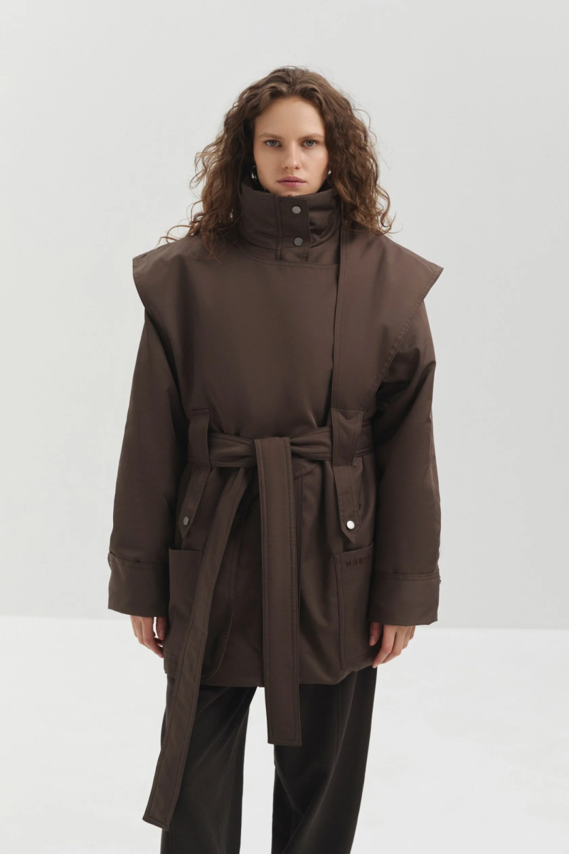 Куртка с воротником-стойкой