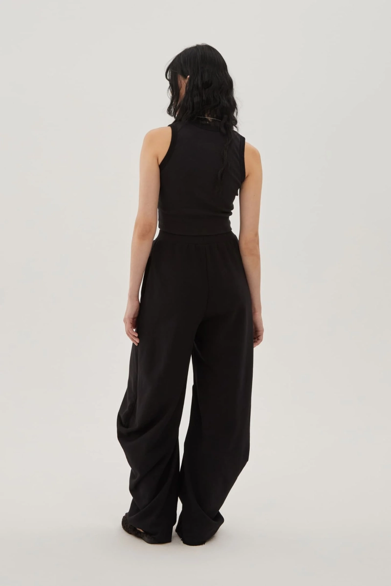 Брюки свободные UNKE, цвет: Черный, 2601TR009C_BL купить онлайн