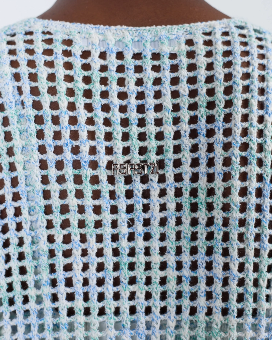 Кардиган вязаный удлиненный ASIA ST 71, цвет: синий, Ast71.knit-cardy-lounge-blue купить онлайн