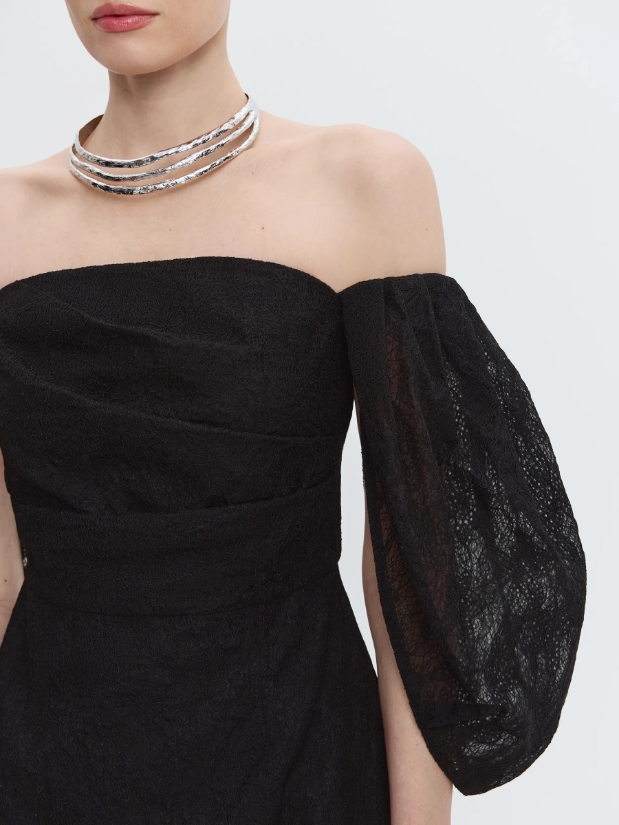 Платье из кружева ANNA PEKUN, цвет: Черный, 20.2596.900 купить онлайн