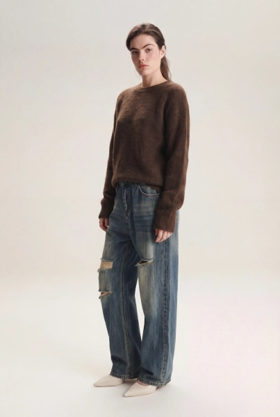 Джемпер SAGAS, цвет: коричневый, 260107 купить онлайн