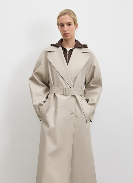 Тренч с объемным рукавом ALL WE NEED, цвет: бежевый,  купить онлайн