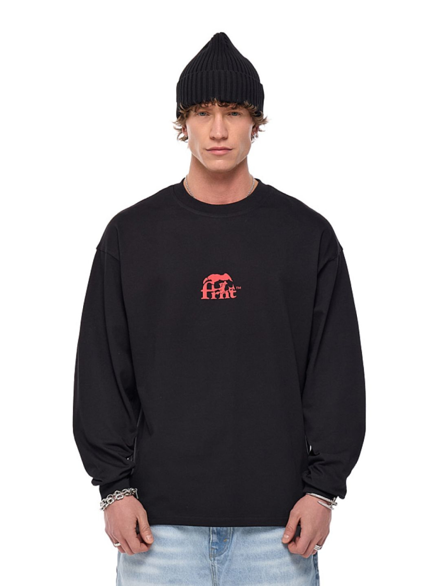 Лонгслив с принтом