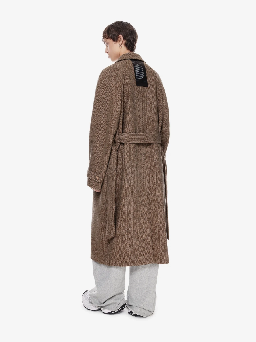 Однобортное пальто оверсайз из шерсти p.p.s., цвет: мультиколор, 1114.000.00.00.637 купить онлайн