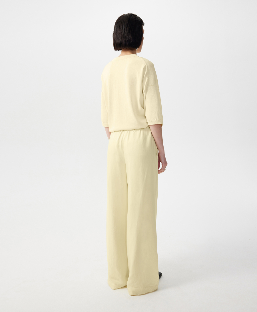 Брюки средней посадки GLVR, цвет: Желтый, 126G24GAC6327 купить онлайн