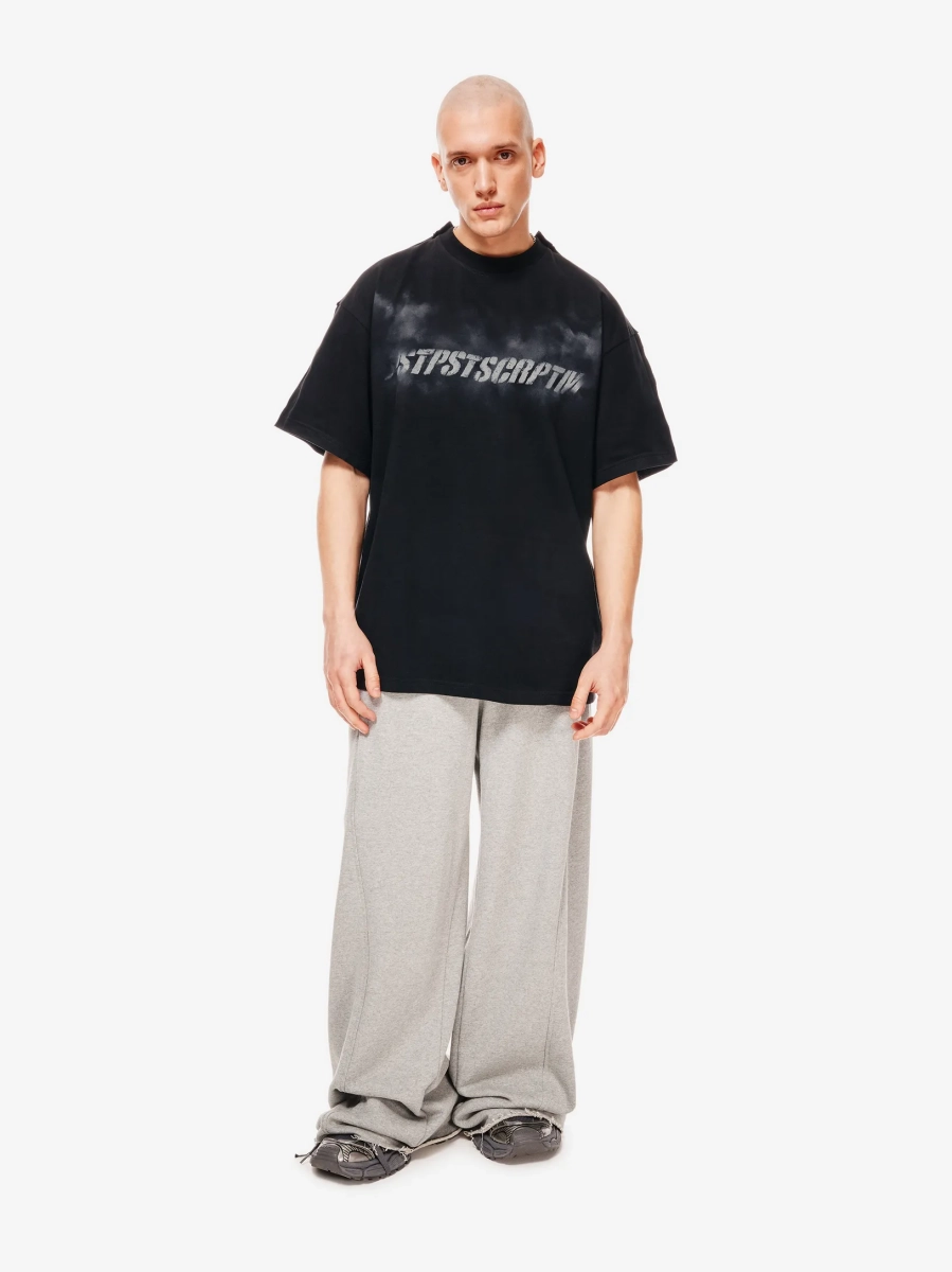 Футболка оверсайз с принтом p.p.s., цвет: Черный, 1038.00.00.BLK купить онлайн