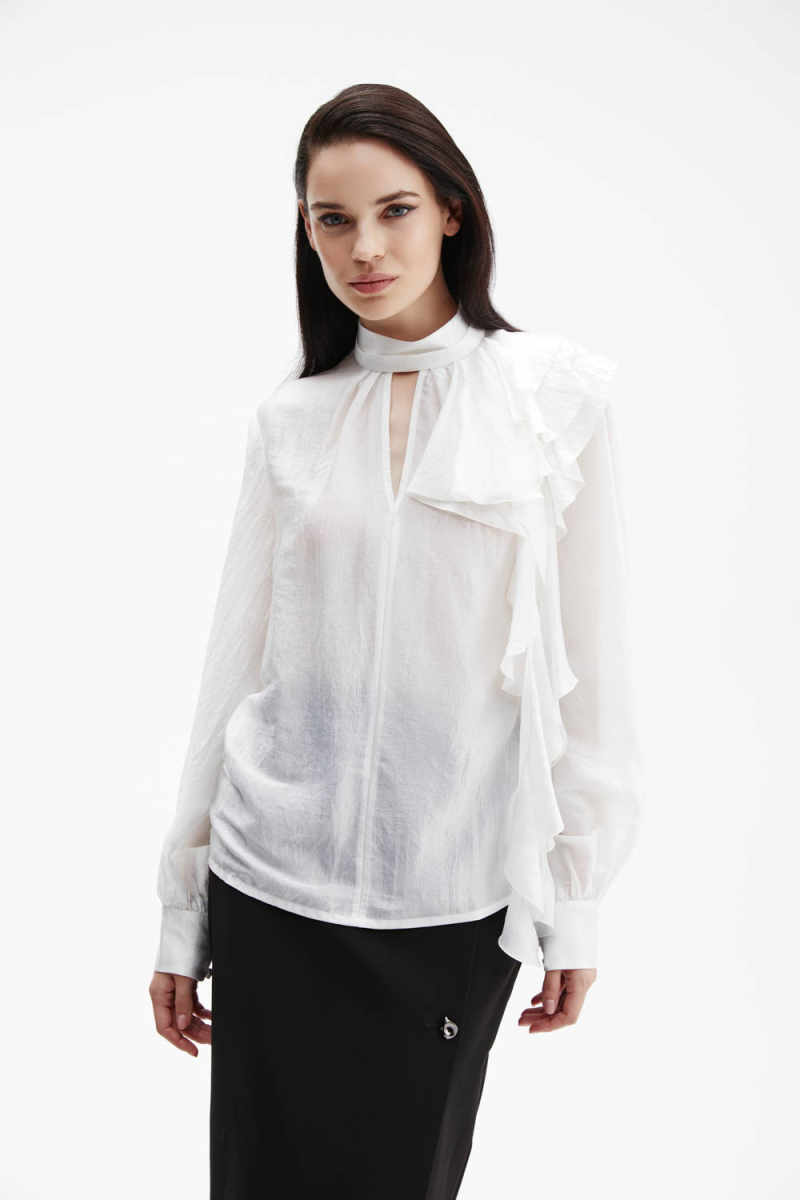 Блузка M.REASON, цвет: молочный, 13.11273.P2563.22 NY26 купить онлайн Блузка M.REASON, цвет: молочный, 13.11273.P2563.22 NY26 купить онлайн