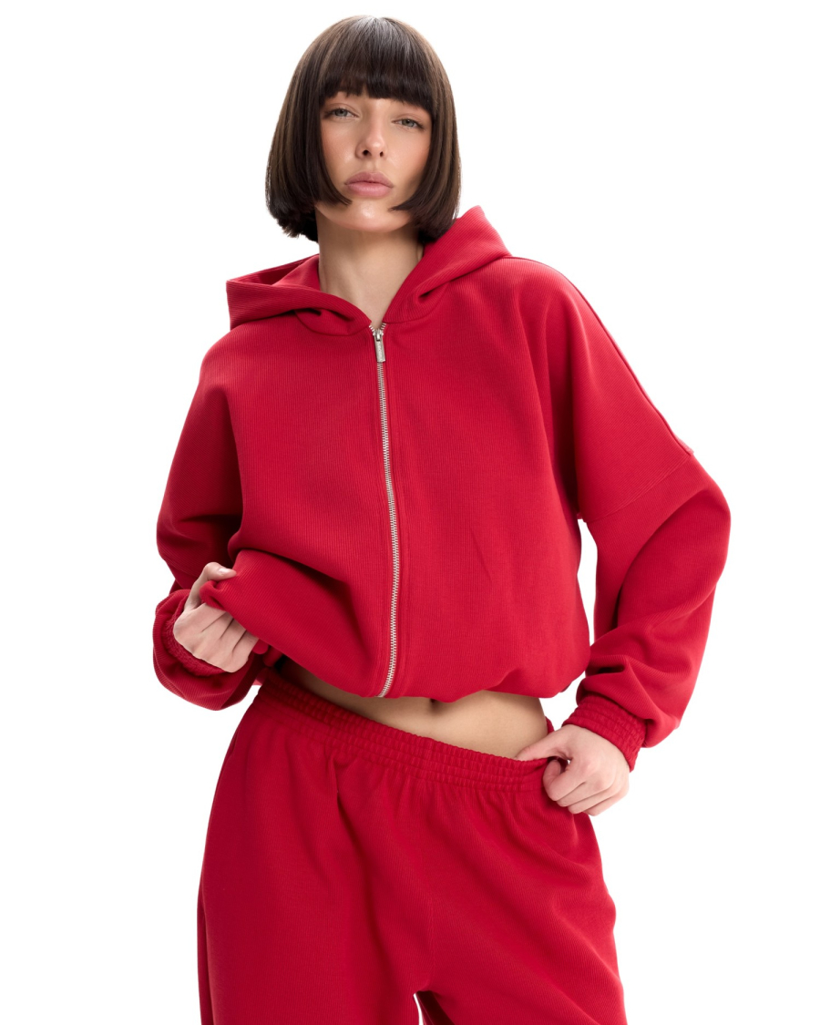 Костюм из облегченного вязаного футера Suborbia, цвет: красный, 006884 купить онлайн