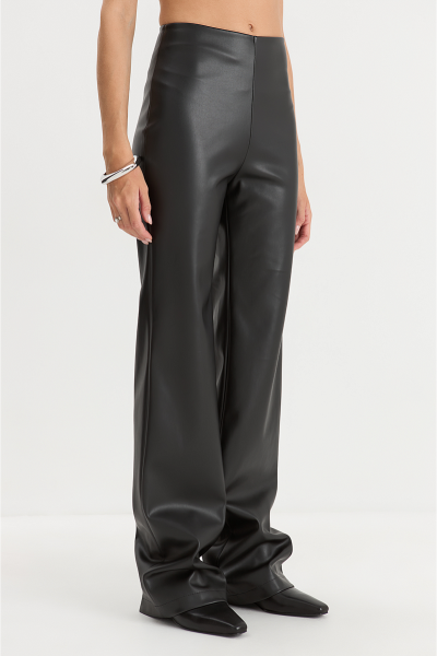 Брюки из экокожи MIA AIM, цвет: Черный, MIA273 купить онлайн