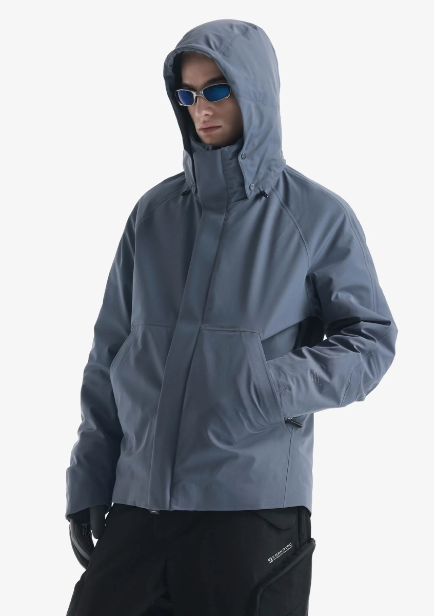 Короткая куртка из функциональной ткани KRAKATAU, цвет: голубой, Qm554-26 купить онлайн