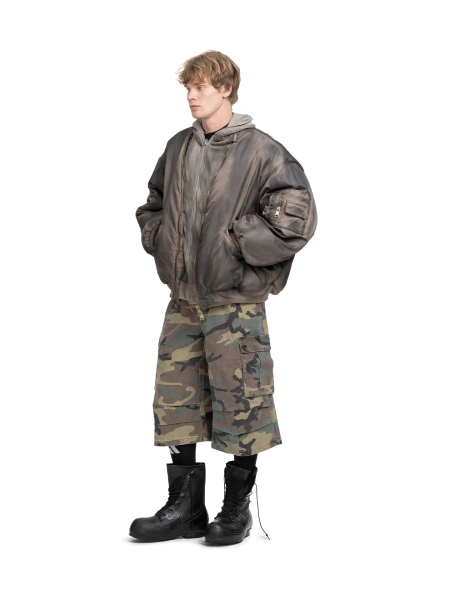 Бомбер HOODED BOMBER ABC, цвет: серый, 00-293 купить онлайн