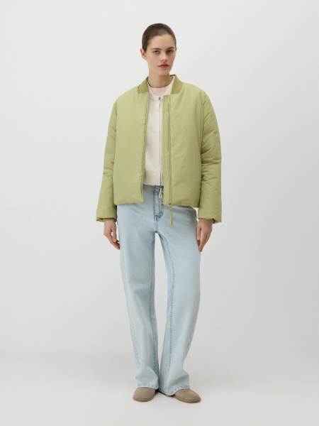 Утепленная куртка-бомбер Conso, цвет: зеленый, SES 260106 - зеленый купить онлайн