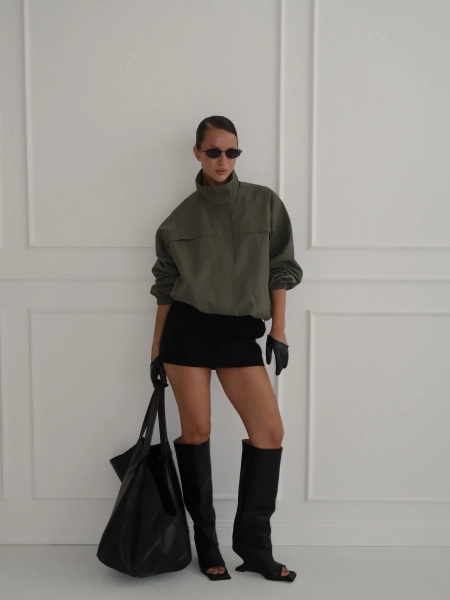 Олимпийка "Ностальгия" MIARTLAND, цвет: оливковый, НФ-00000885 купить онлайн